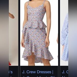 JCrew Liberty Print Dress